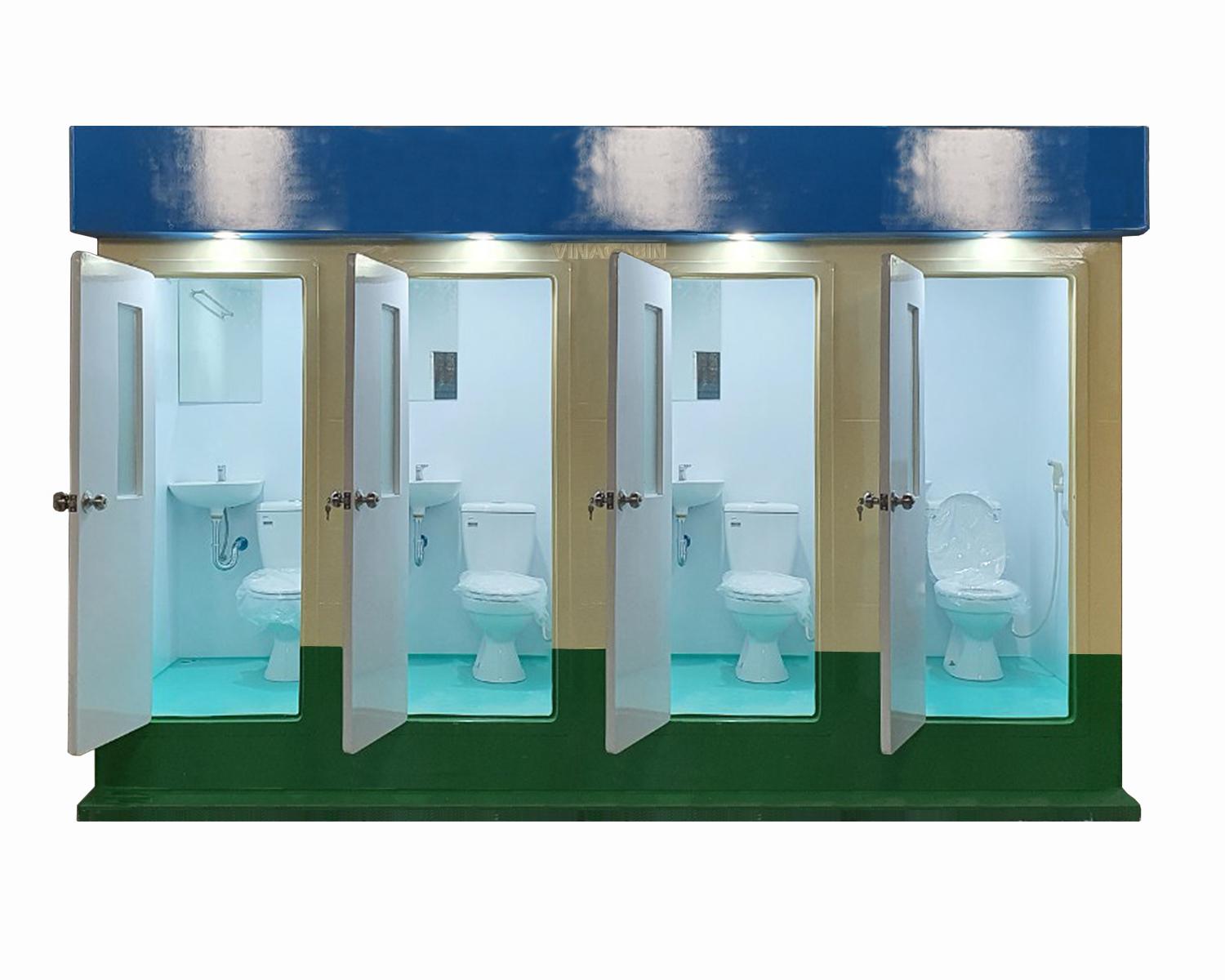 Nhà vệ sinh công cộng lắp thiết bị thông minh