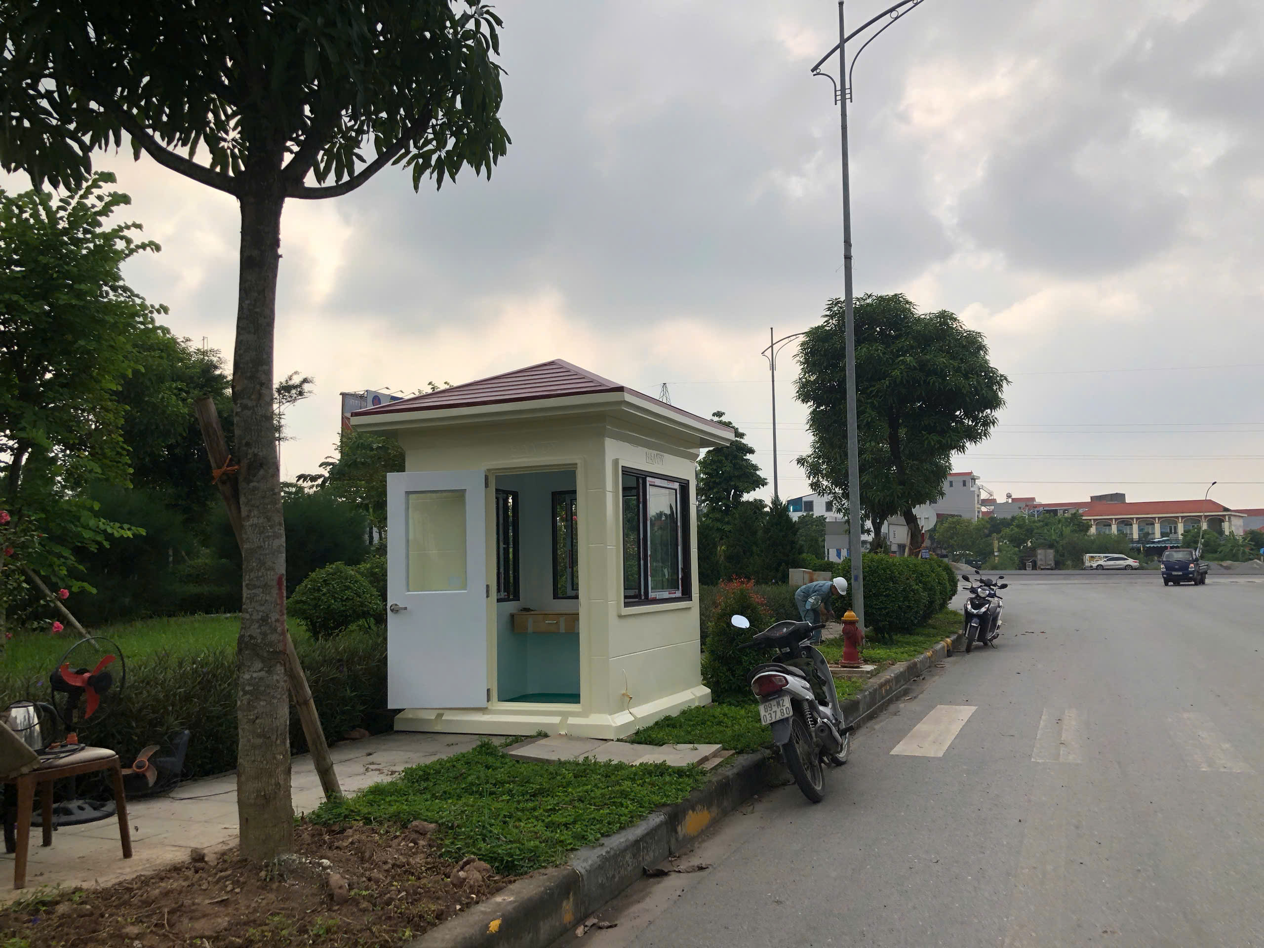 Thi công bốt gác cho khu công nghiệp